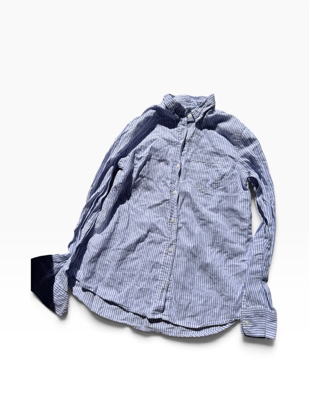 GAP Classic Blue Stripe Button-Up Shirt (S - used once)